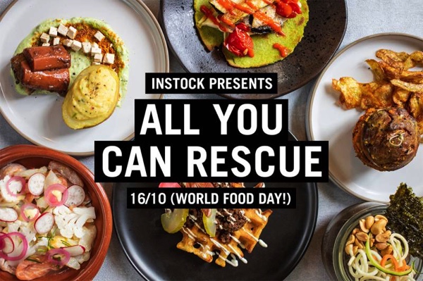16th October | All You Can Rescue dinner from Instock on World Food Day